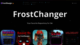 What Frostchanger.de website looked like in 2022 (1 year ago)