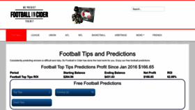 What Footballincider.com website looked like in 2022 (1 year ago)