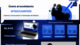 What Fisiocampus.com website looked like in 2022 (1 year ago)
