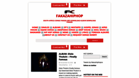 What Fakazahiphop.com website looked like in 2022 (1 year ago)