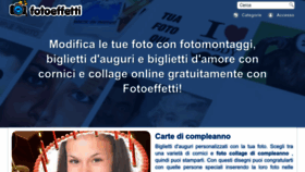 What Fotoeffetti.com website looked like in 2022 (1 year ago)