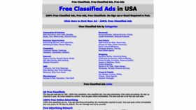 What Freeclassifiedads.us website looked like in 2022 (1 year ago)