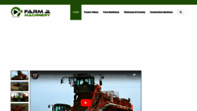 What Farmmachinery.tv website looked like in 2022 (1 year ago)
