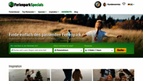 What Ferienparkspecials.de website looked like in 2022 (1 year ago)