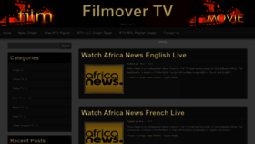 What Filmover.com website looked like in 2022 (1 year ago)