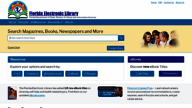 What Flelibrary.com website looked like in 2022 (1 year ago)
