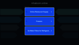 What Faucet.mhabcoin.online website looked like in 2022 (1 year ago)