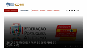 What Fpatletismo.pt website looked like in 2022 (1 year ago)