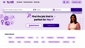 What Foundit.hk website looked like in 2022 (3 years ago)