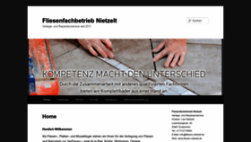 What Fliesen-nietzelt.de website looked like in 2022 (1 year ago)