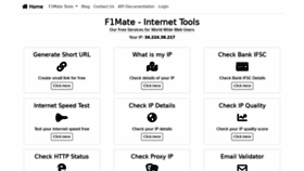 What F1mate.com website looked like in 2022 (1 year ago)