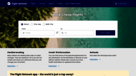 What Flightnetwork.com.au website looked like in 2022 (1 year ago)