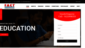 What Facteducation.in website looked like in 2022 (1 year ago)
