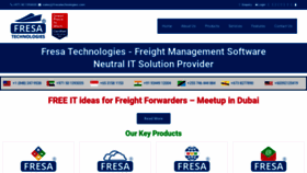 What Fresatechnologies.com website looked like in 2022 (1 year ago)