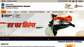 What Finhry.gov.in website looked like in 2022 (1 year ago)