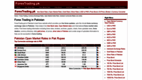 What Forextrading.pk website looked like in 2022 (1 year ago)