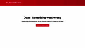 What Fcbayern.com website looked like in 2022 (1 year ago)