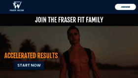 What Fraserwilsonfitness.com website looked like in 2022 (1 year ago)