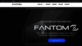 What Fantomwallet.com website looked like in 2022 (1 year ago)