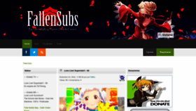 What Fallensubs.com website looked like in 2022 (2 years ago)