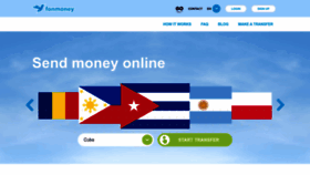 What Fonmoney.com website looked like in 2022 (1 year ago)