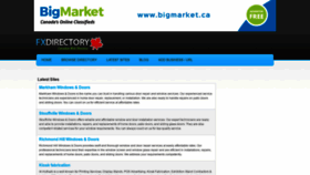 What Fxdirectory.ca website looked like in 2022 (1 year ago)