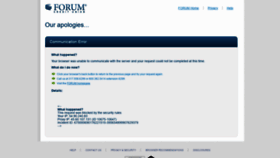 What Forumcuonline.com website looked like in 2022 (1 year ago)