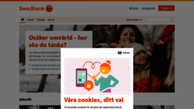 What Foreningssparbanken.se website looked like in 2022 (1 year ago)