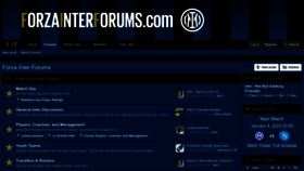 What Forzainterforums.com website looked like in 2022 (1 year ago)