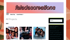 What Faladascreations.com website looked like in 2022 (1 year ago)