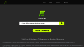 What F2movie.cc website looked like in 2022 (1 year ago)
