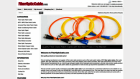 What Fiberopticcable.com website looked like in 2022 (1 year ago)