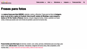What Frasesparafotos.top website looked like in 2022 (1 year ago)
