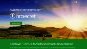 What Fatsecret.fi website looked like in 2022 (1 year ago)