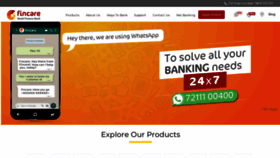 What Fincarebank.com website looked like in 2022 (1 year ago)