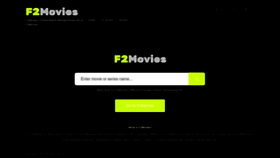 What F2movies.biz website looked like in 2022 (1 year ago)