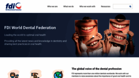 What Fdiworldental.org website looked like in 2022 (1 year ago)