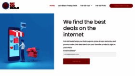 What Fatkiddeals.com website looked like in 2022 (1 year ago)
