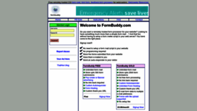 What Formbuddy.com website looked like in 2022 (1 year ago)