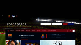What Forcabarca.cz website looked like in 2022 (1 year ago)