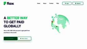 What Flaxx.co website looked like in 2022 (2 years ago)