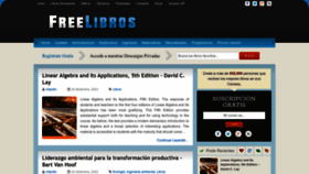 What Freelibros.me website looked like in 2022 (1 year ago)