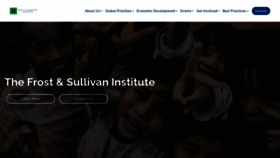 What Frostandsullivaninstitute.org website looked like in 2022 (1 year ago)