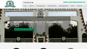 What Fceyoladegree.edu.ng website looked like in 2022 (1 year ago)