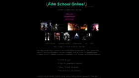 What Filmschoolonline.com website looked like in 2022 (1 year ago)