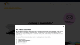What Fit-prototyping.de website looked like in 2023 (1 year ago)