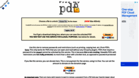 What Freemypdf.com website looked like in 2023 (1 year ago)