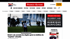 What Franceguyane.fr website looked like in 2023 (1 year ago)
