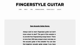 What Fingerstyle-guitar-today.com website looked like in 2023 (1 year ago)