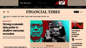 What Financialtimes.com website looked like in 2023 (1 year ago)
